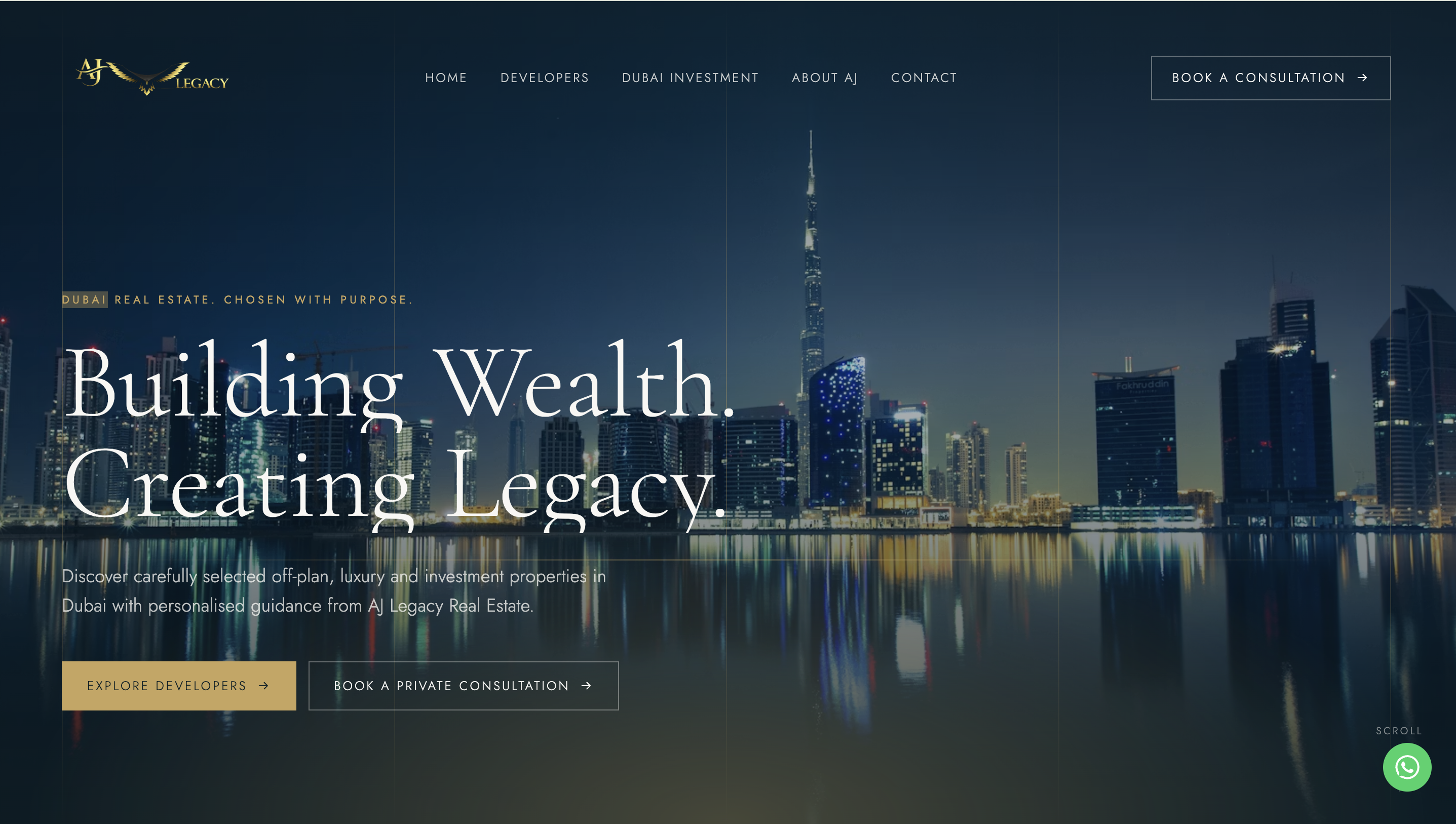 AJ Legacy Real Estate screenshot